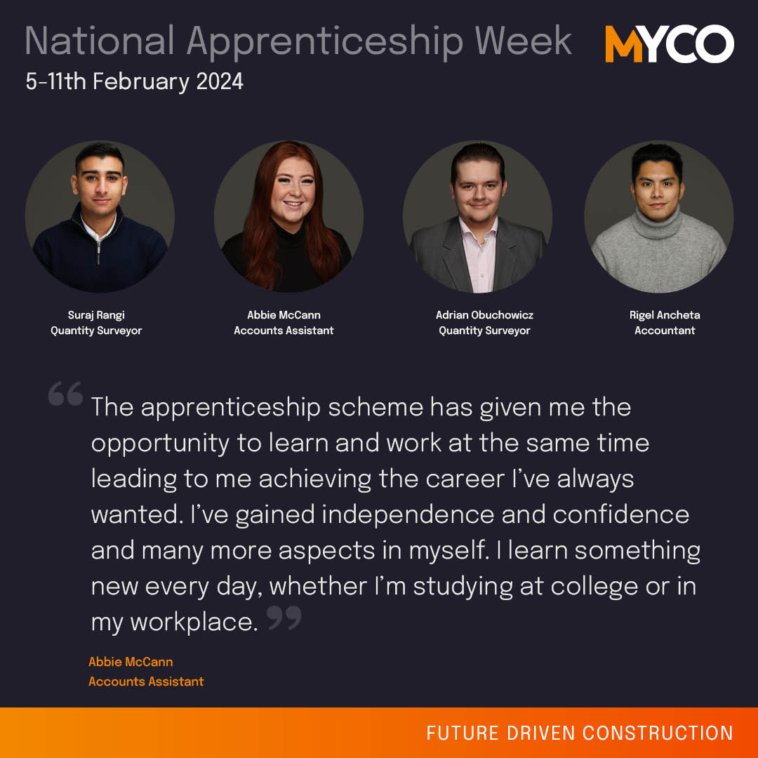 MYCO Celebrates National Apprenticeship Week