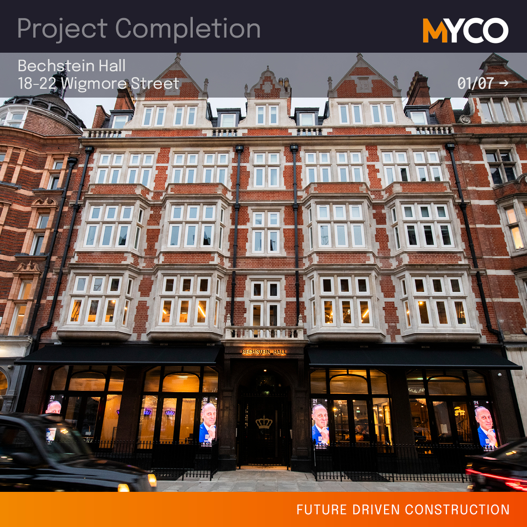 MYCO Announces Project Handover at 18-22 Wigmore Street